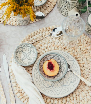 Gray Ceramic Plate - Atlas Collection