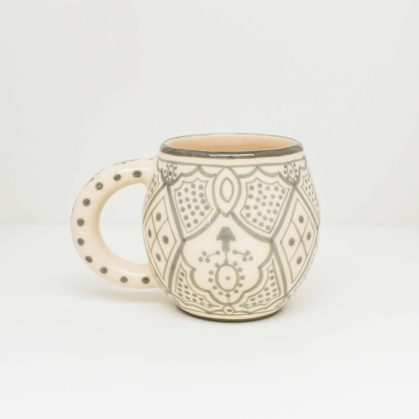 Tanit Cup Gray – Atlas Collection - Tanit - Maroccan Ceramics