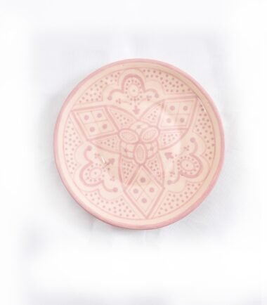 Plato Grande Rosa - Colección Rabat