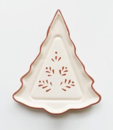 Plato Arbolito Rojo - Colección Navidad 2025
