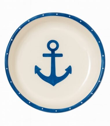 Plato de Pan Ancla Azul - Colección Mare