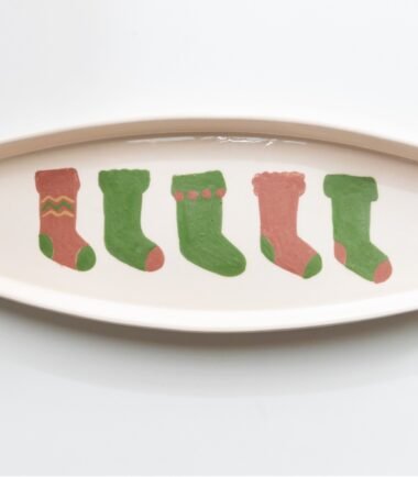 Bandeja Ovalada Calcetines - Colección Navidad 2025
