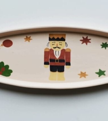 Bandeja Ovalada Soldado de Gengibre - Colección Navidad 2025