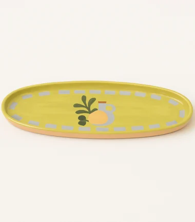 Bandeja Ovalada Olivos - Colección Mare