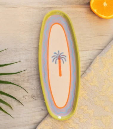 Bandeja Ovalada Brisa de Palma - Colección Mare