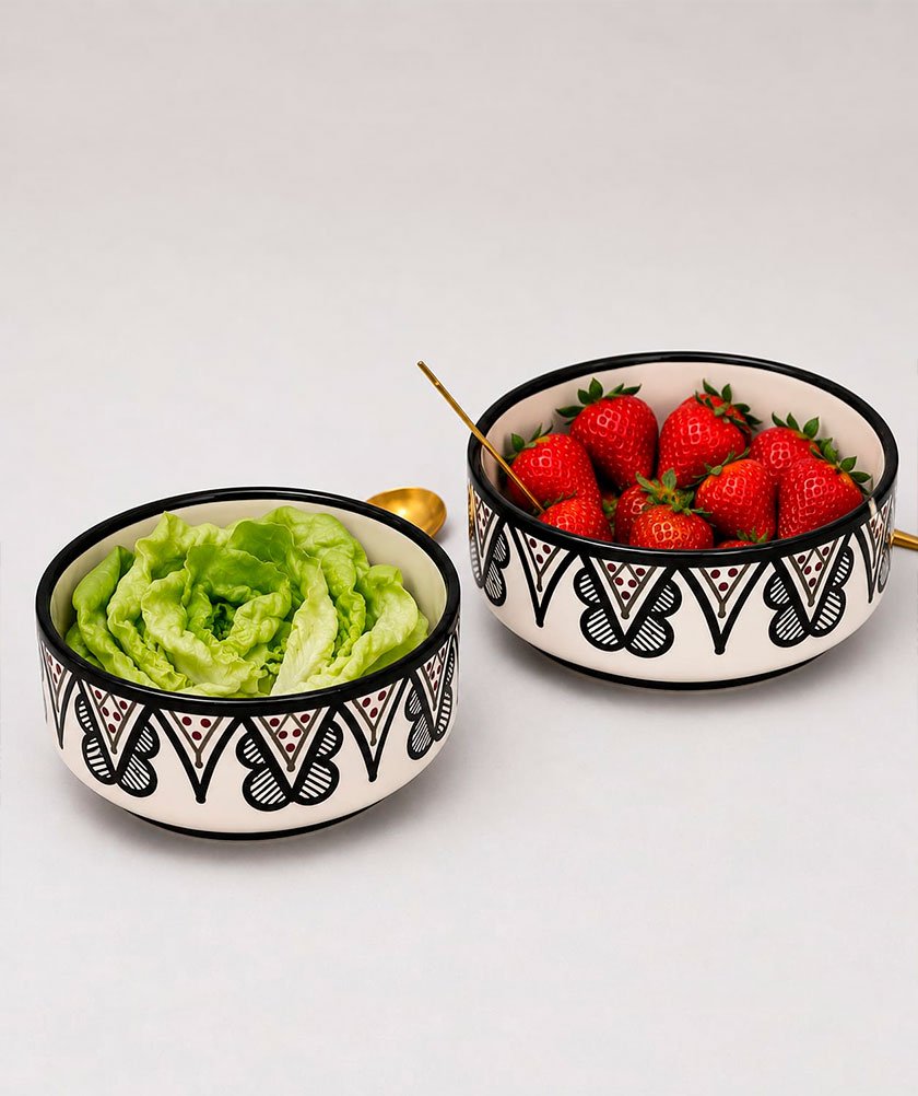 Duo Ensaladeras Rectas Fez