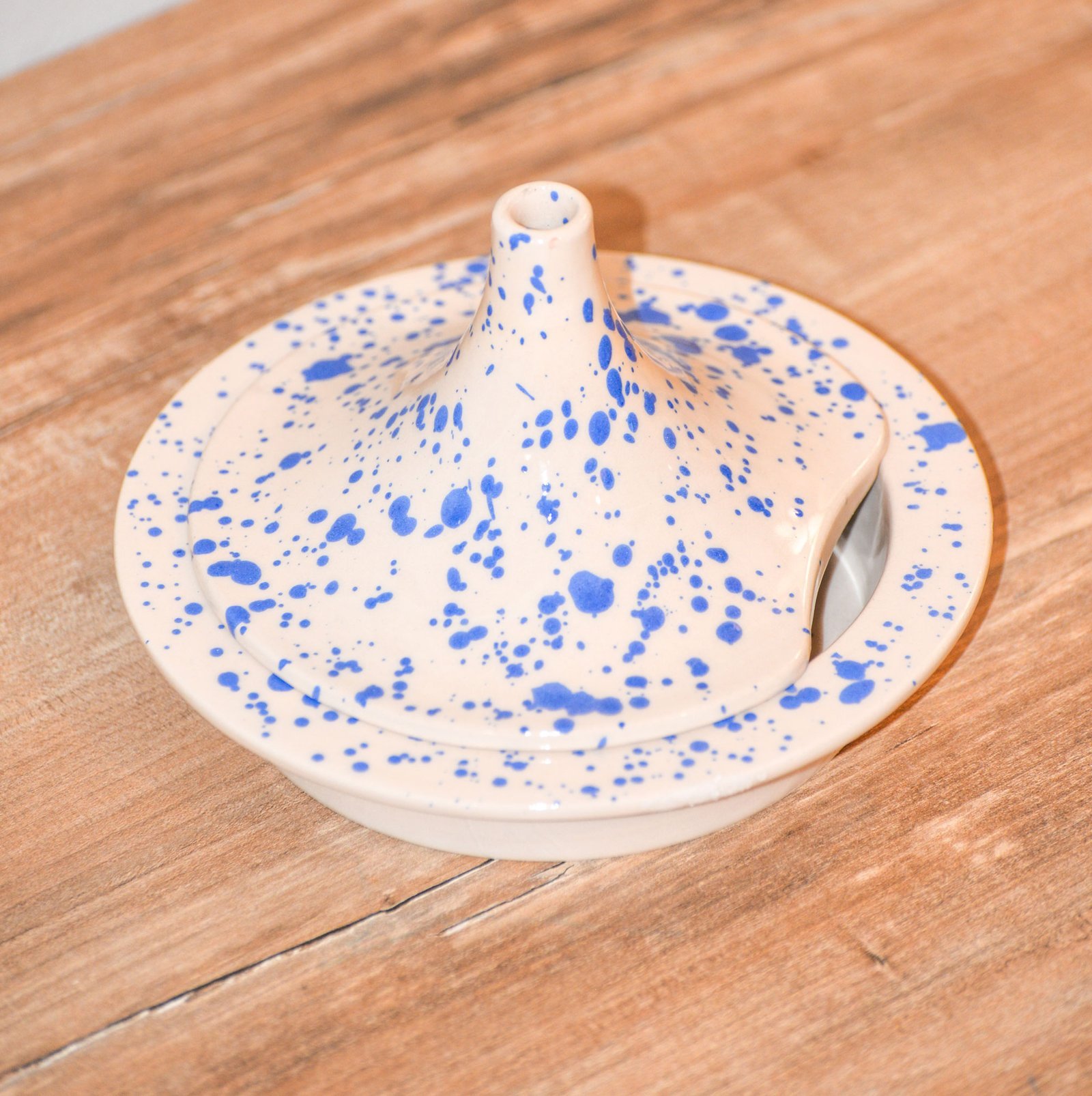 Porta Espiral Tajine Granito Azul