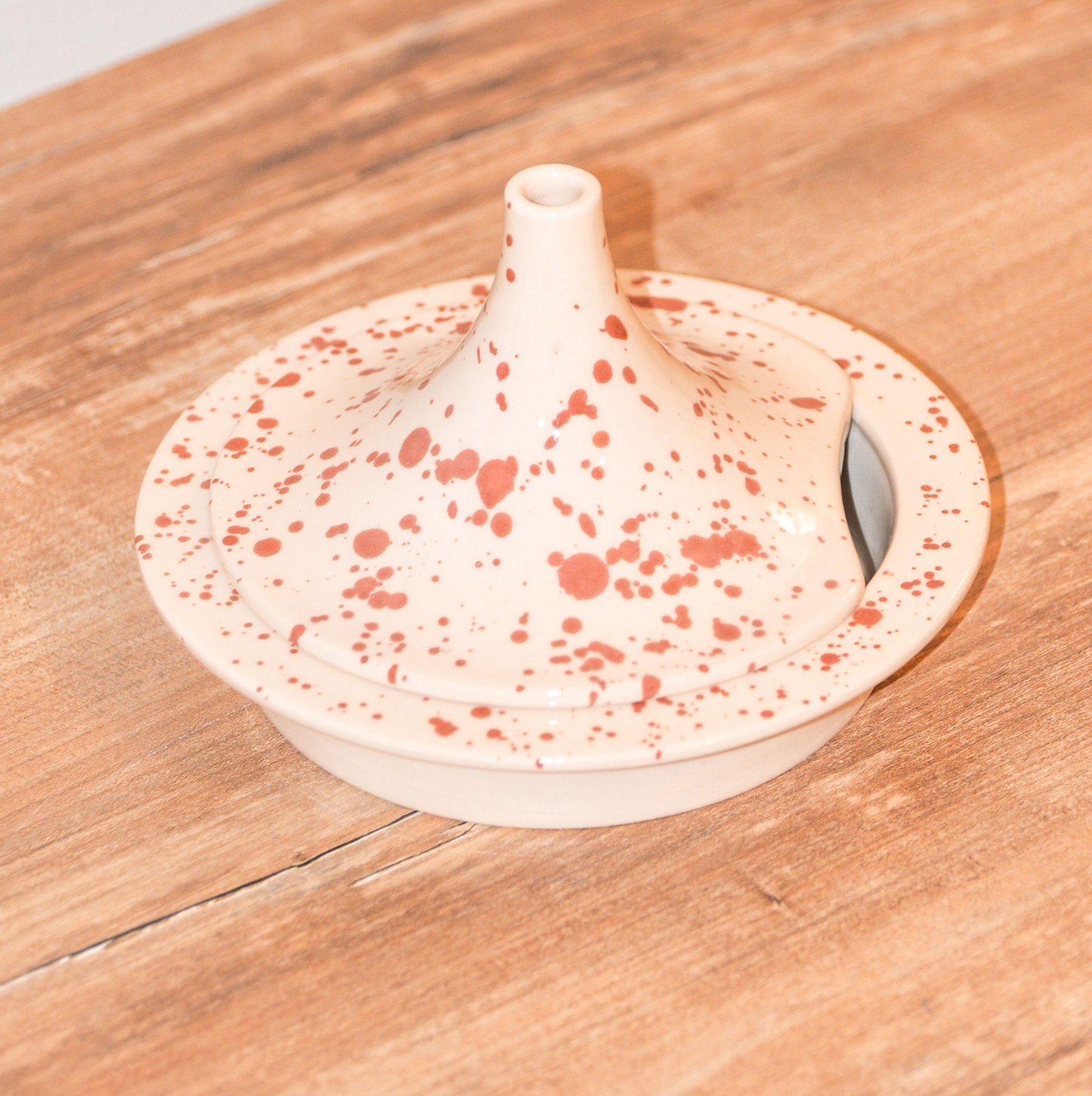 Porta Espiral Tajine Granito Terracota